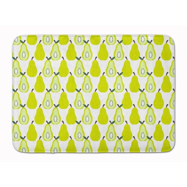 Carolines Treasures Pears on White Machine Washable Memory Foam Mat BB5147RUG - main